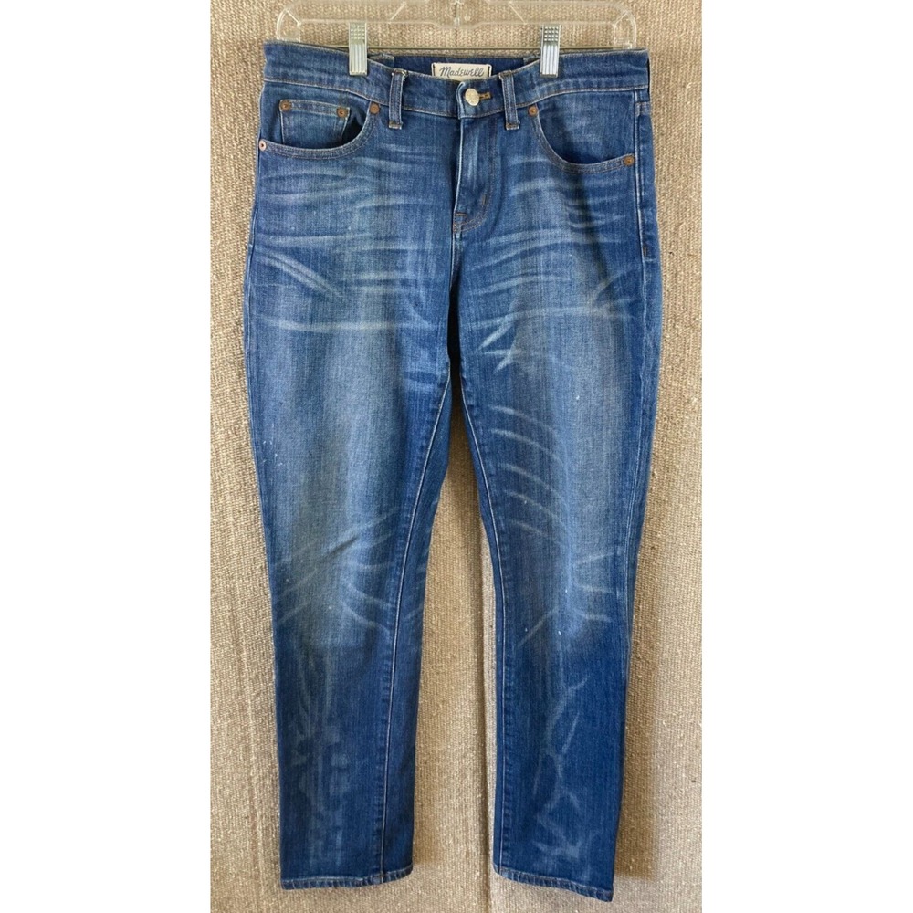 Madewell Jeans Womens 28 Blue Denim The High Rise Slim Boy Jeans Casual Pants